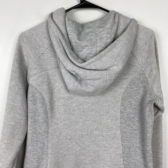 90 Degree by Reflex Gray Zip Up Jacket Athleisure Full Zip Hoodie Size Large - Picture 9 of 11